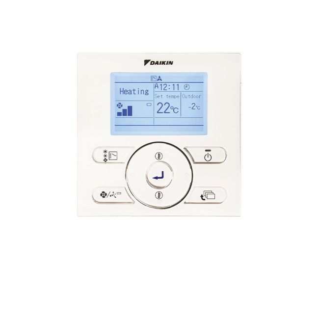 Daikin Standard wired remote controller with full-text interface and back-light BRC1E53B